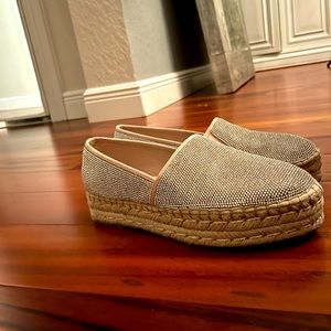Steve Madden Rhinestone Platform Espadrilles